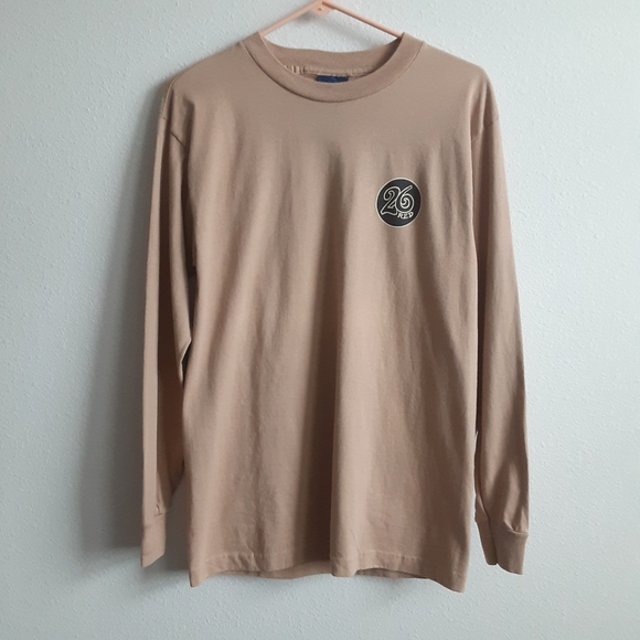 Other - 90s Vintage 26 Red Big Logo Face Long Sleeve Shirt